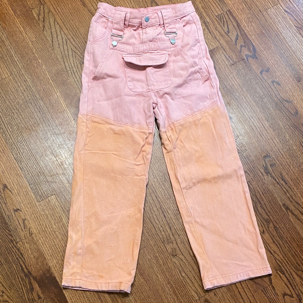 Cider Women's Pink and Orange Straight Leg Jeans